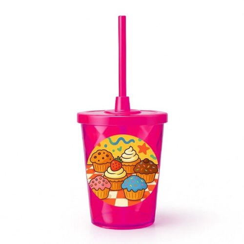 Copo Twister Personalizado 300ml Muffins