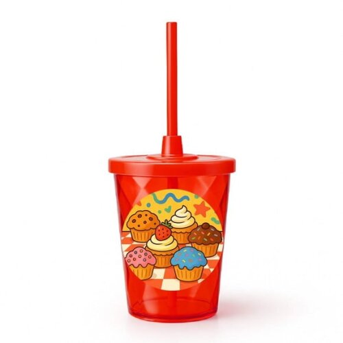 Copo Twister Personalizado 300ml Muffins