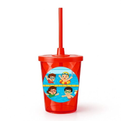 Copo Twister Personalizado 300ml Natação