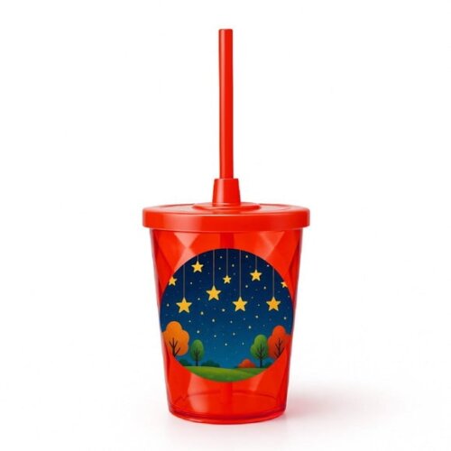Copo Twister Personalizado 300ml Noite das Estrelas