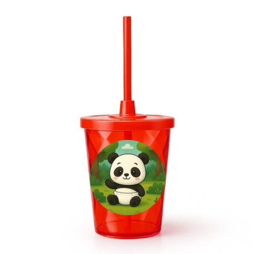 Copo Twister Personalizado 300ml Panda Baby