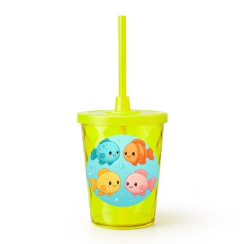 Copo Twister Personalizado 300ml Peixinhos Baby