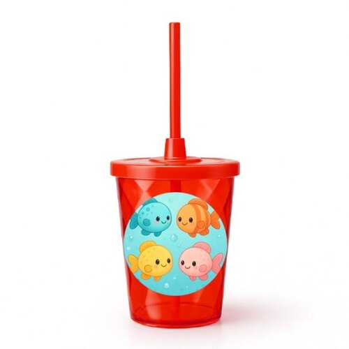 Copo Twister Personalizado 300ml Peixinhos Baby