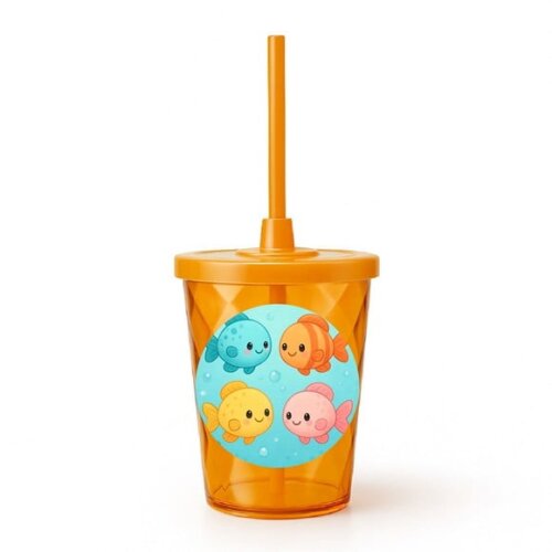 Copo Twister Personalizado 300ml Peixinhos Baby