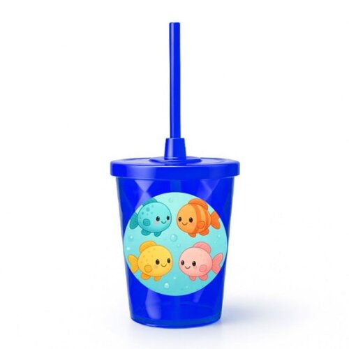 Copo Twister Personalizado 300ml Peixinhos Baby