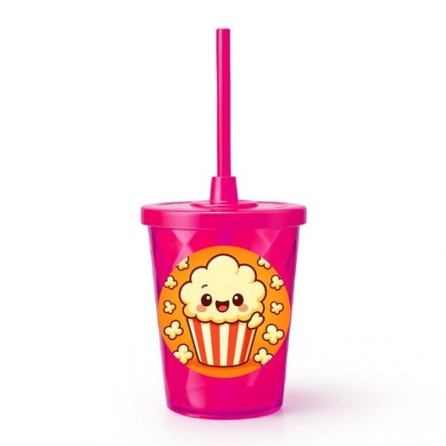 Copo Twister Personalizado 300ml Pipoca