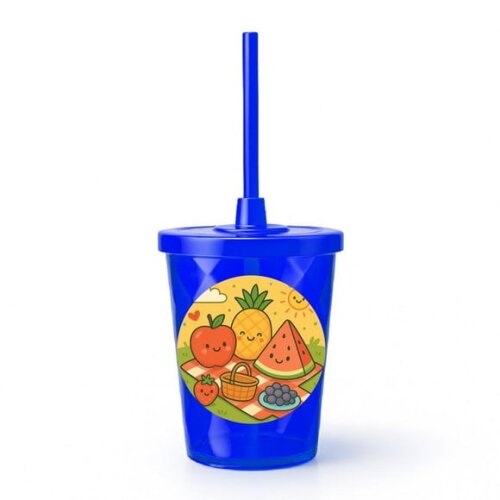 Copo Twister Personalizado 300ml Piquenique das Frutas
