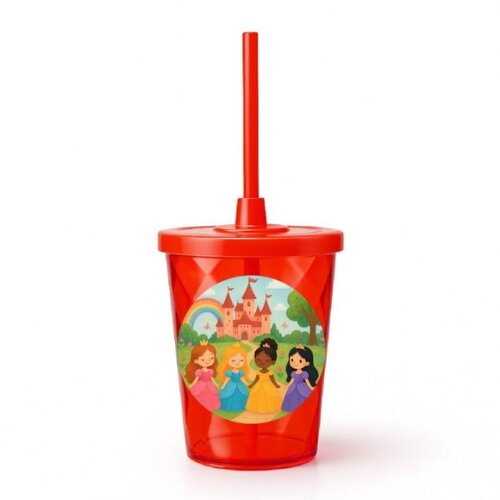 Copo Twister Personalizado 300ml Princesas Encantadas