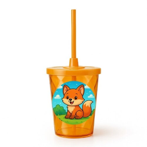 Copo Twister Personalizado 300ml Raposinha