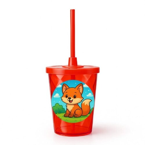 Copo Twister Personalizado 300ml Raposinha