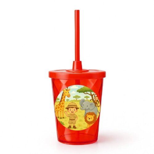 Copo Twister Personalizado 300ml Safari