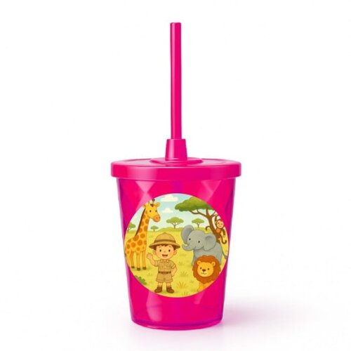Copo Twister Personalizado 300ml Safari