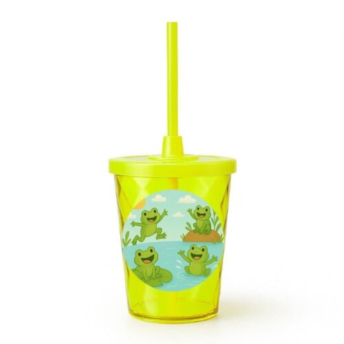 Copo Twister Personalizado 300ml Sapos Divertidos
