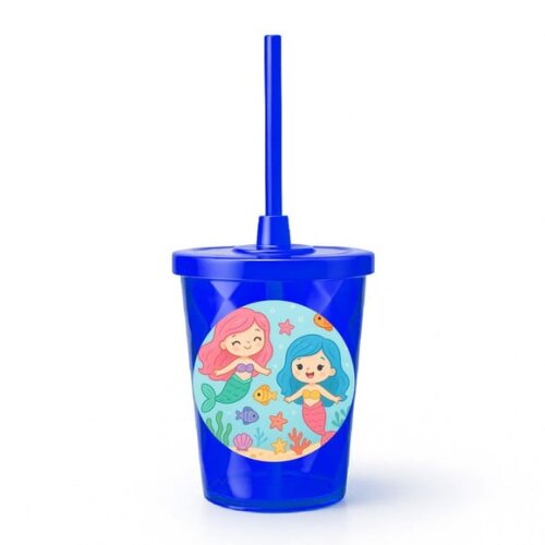 Copo Twister Personalizado 300ml Sereias