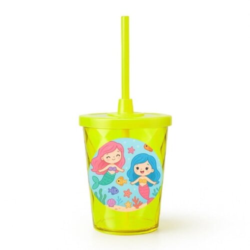 Copo Twister Personalizado 300ml Sereias