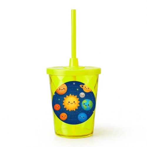 Copo Twister Personalizado 300ml Sistema Solar