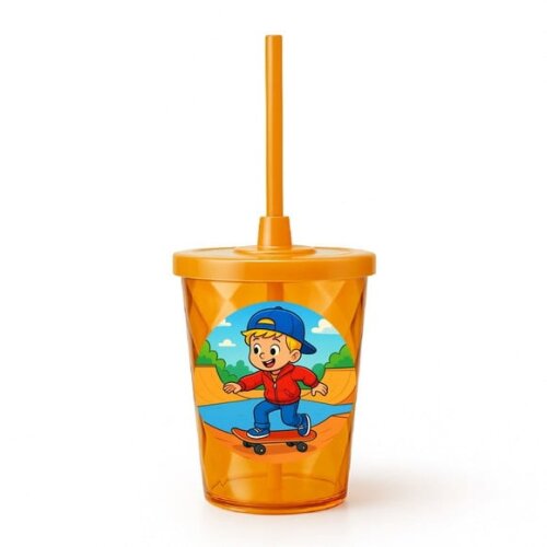 Copo Twister Personalizado 300ml Skate Kids