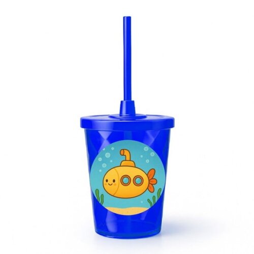 Copo Twister Personalizado 300ml Submarino