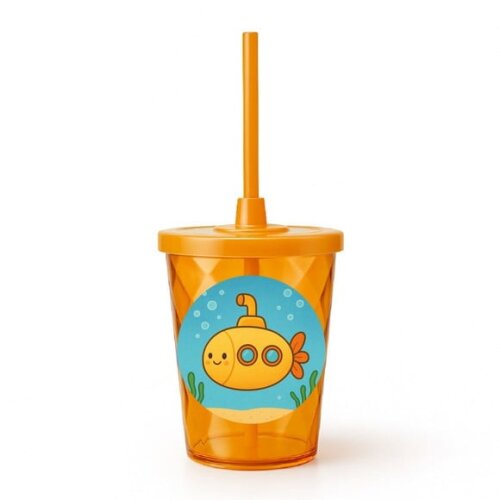 Copo Twister Personalizado 300ml Submarino