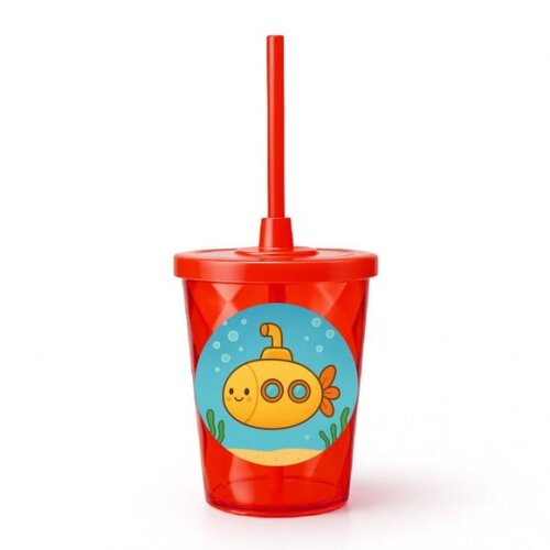 Copo Twister Personalizado 300ml Submarino