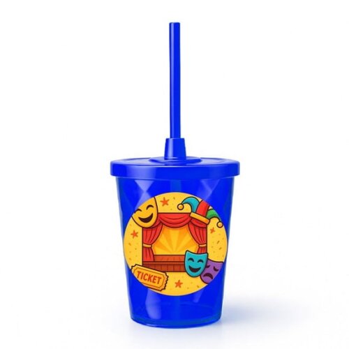 Copo Twister Personalizado 300ml Teatro Infantil