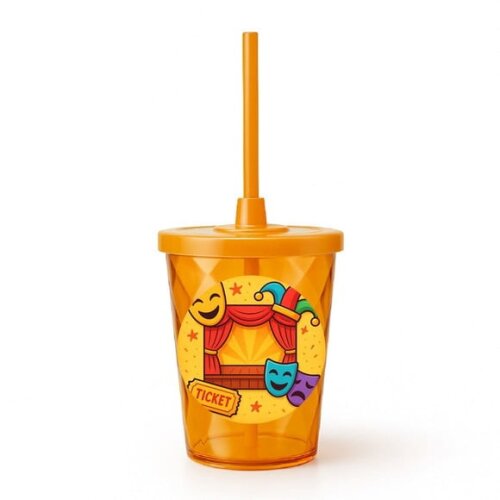 Copo Twister Personalizado 300ml Teatro Infantil