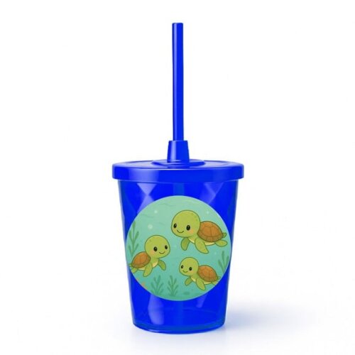 Copo Twister Personalizado 300ml Tartaruguinhas