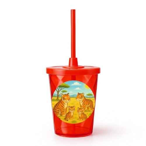 Copo Twister Personalizado 300ml Tigres
