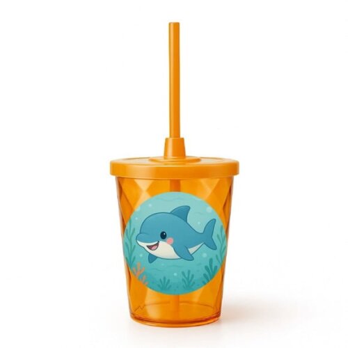Copo Twister Personalizado 300ml Tubarãozinho Fofo