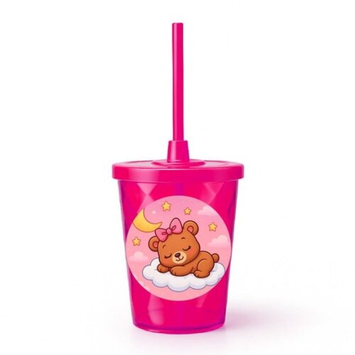 Copo Twister Personalizado 300ml Ursinha Soninho