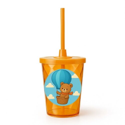 Copo Twister Personalizado 300ml Ursinho Baloeiro