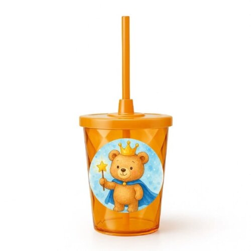 Copo Twister Personalizado 300ml Ursinho Príncipe