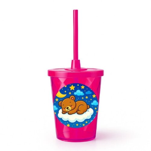 Copo Twister Personalizado 300ml Ursinho Soninho