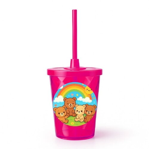 Copo Twister Personalizado 300ml Ursinhos Baby