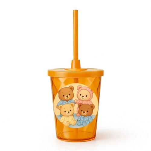 Copo Twister Personalizado 300ml Ursinhos de Pijama