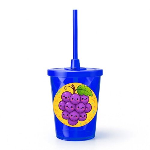 Copo Twister Personalizado 300ml Uvinhas Fofas