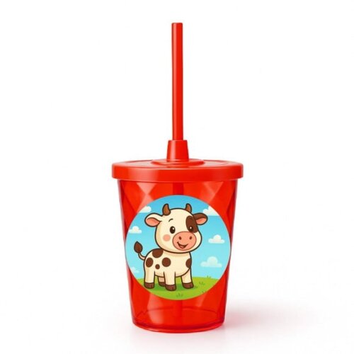 Copo Twister Personalizado 300ml Vaquinha