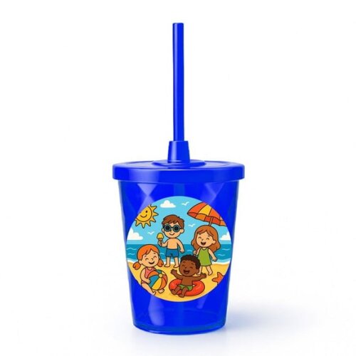 Copo Twister Personalizado 300ml Verão Divertido
