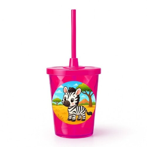 Copo Twister Personalizado 300ml Zebra Baby