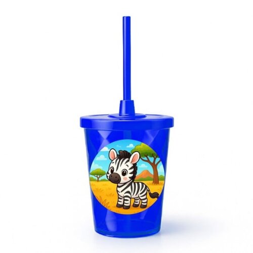 Copo Twister Personalizado 300ml Zebra Baby