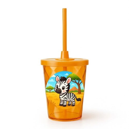 Copo Twister Personalizado 300ml Zebra Baby