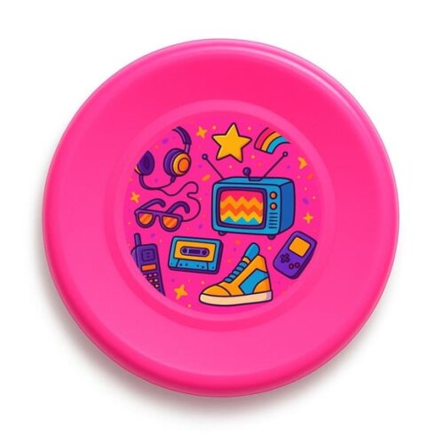 Disco de Arremesso Frisbee Anos 80