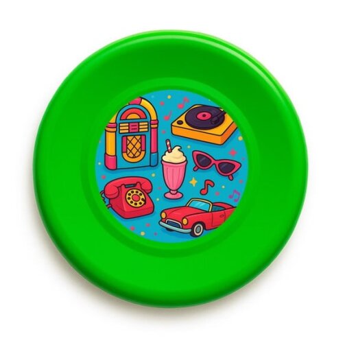 Disco de Arremesso Frisbee Anos 50