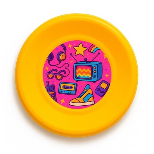 Disco de Arremesso Frisbee Anos 80
