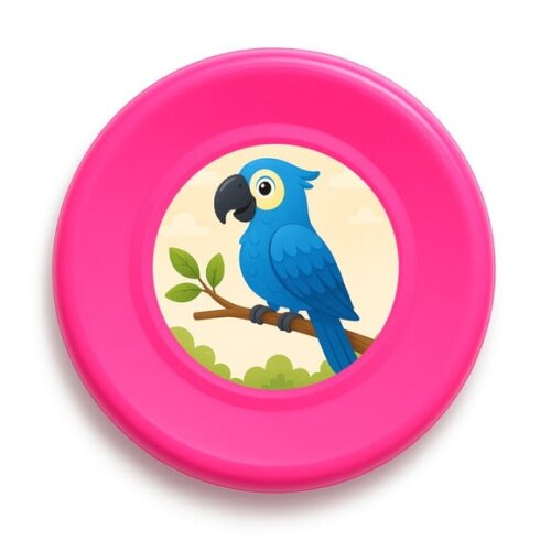 Disco de Arremesso Frisbee Arara Azul
