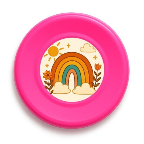 Disco de Arremesso Frisbee Arco-íris Boho