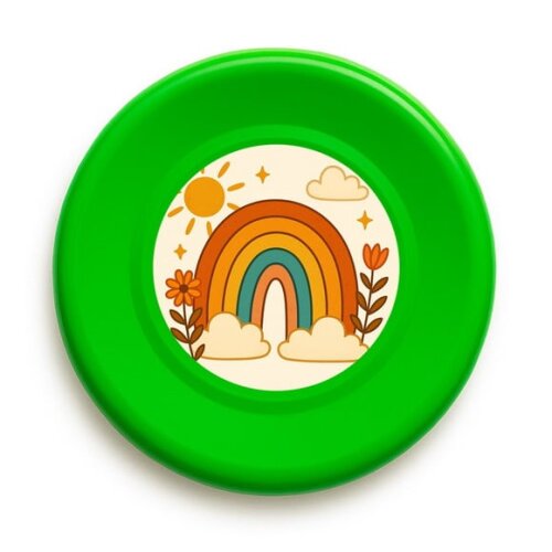Disco de Arremesso Frisbee Arco-íris Boho