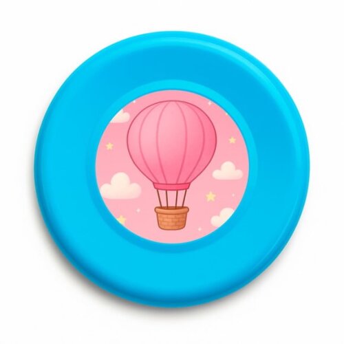 Disco de Arremesso Frisbee Balão de Ar Rosa