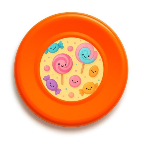 Disco de Arremesso Frisbee Balas e Pirulitos