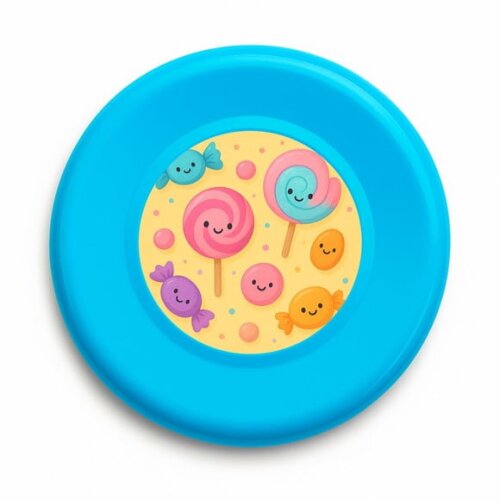 Disco de Arremesso Frisbee Balas e Pirulitos